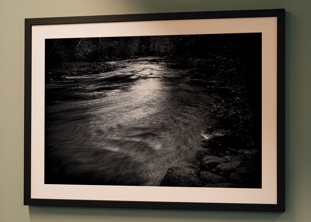 Woda przepływa przez las 4