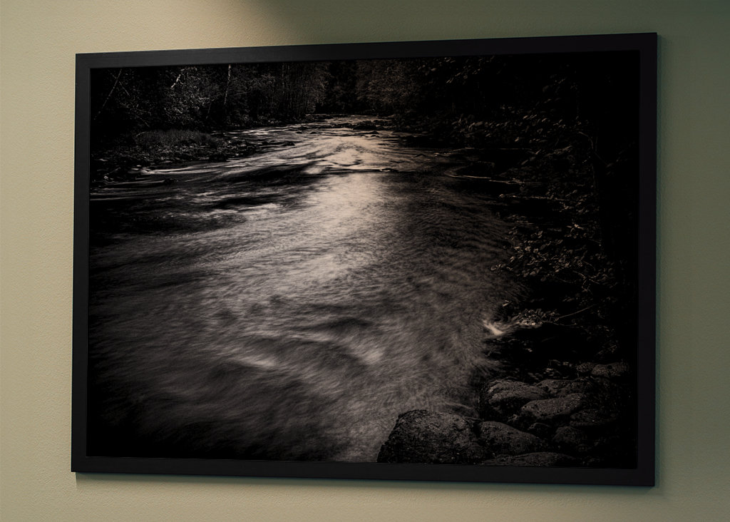 Woda przepływa przez las 4