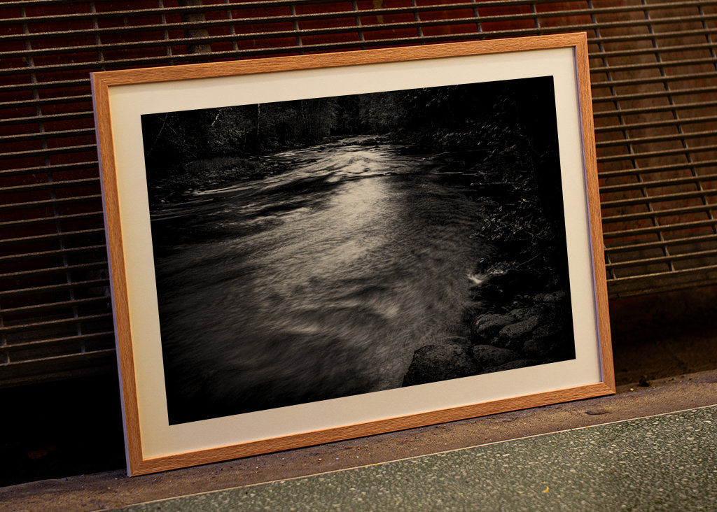 Woda przepływa przez las 4