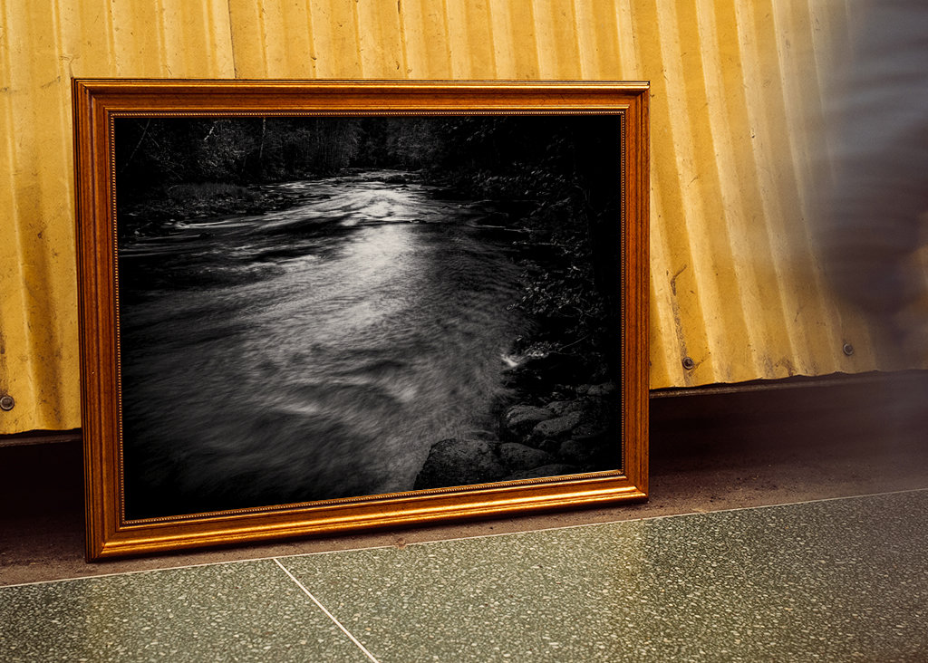 Woda przepływa przez las 4