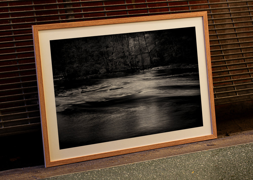 Woda przepływa przez las 6