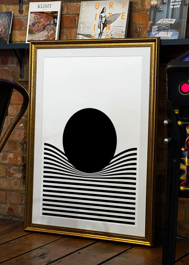 Solbad - Black & White Poster