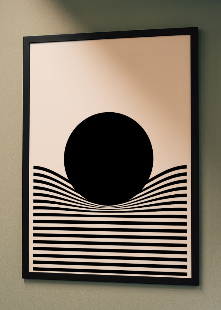 Solbad - Black & White Poster