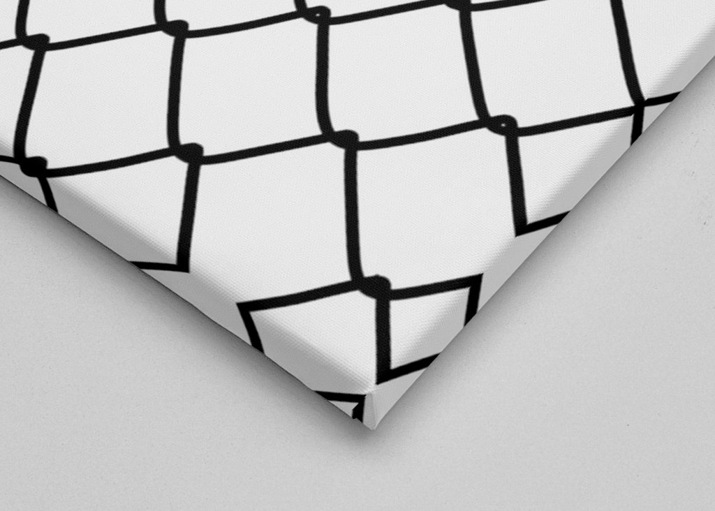 Skosilhuett mot stängsel