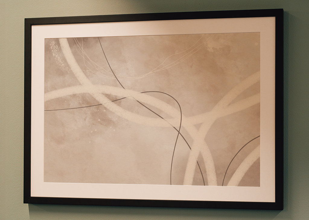 Abstract Lines Beige No1