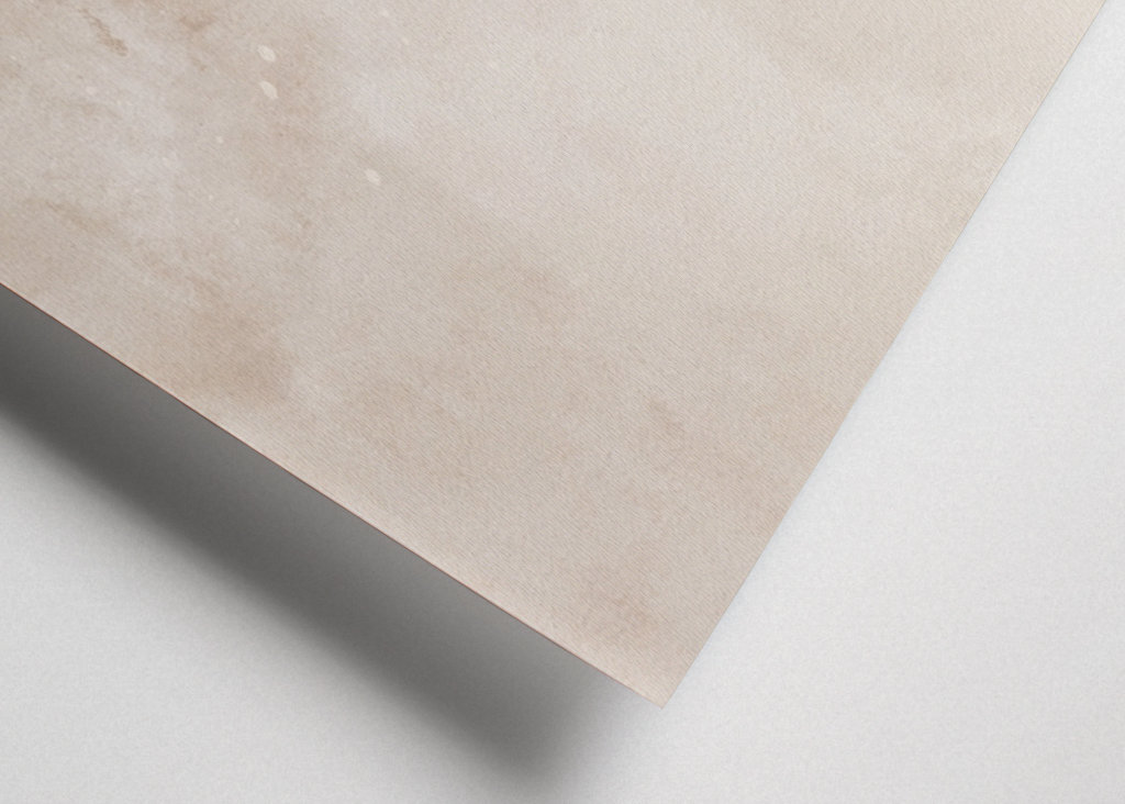 Abstract Lines Beige No1