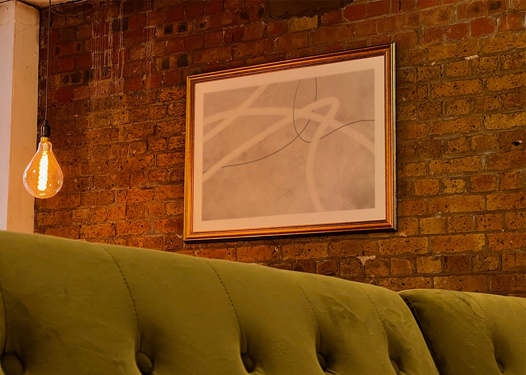 Lignes abstraites Beige No2