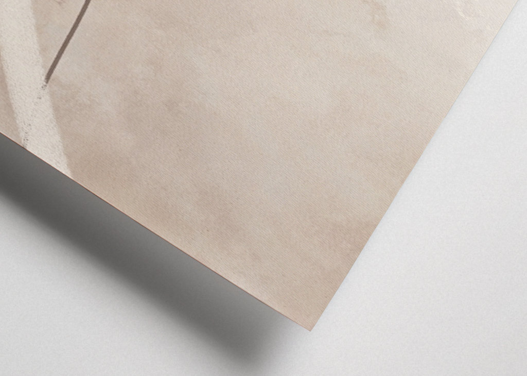 Lignes abstraites Beige No2