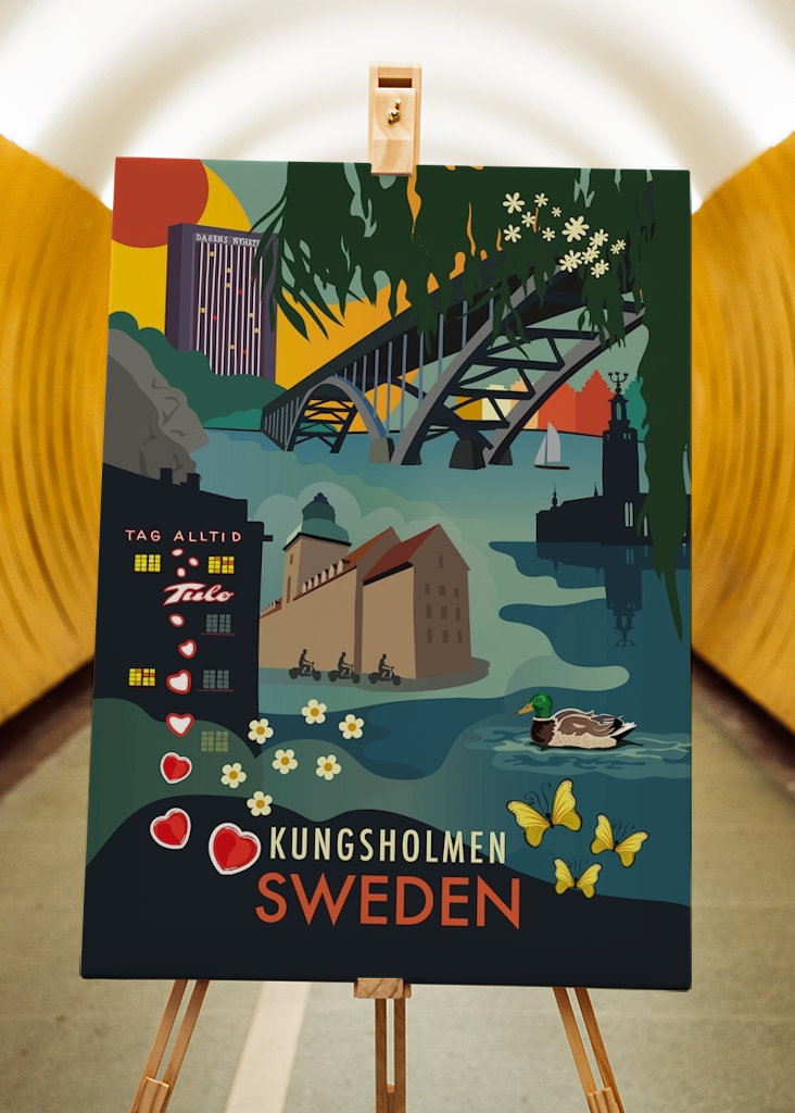 Cityposter KUNGSHOLMEN