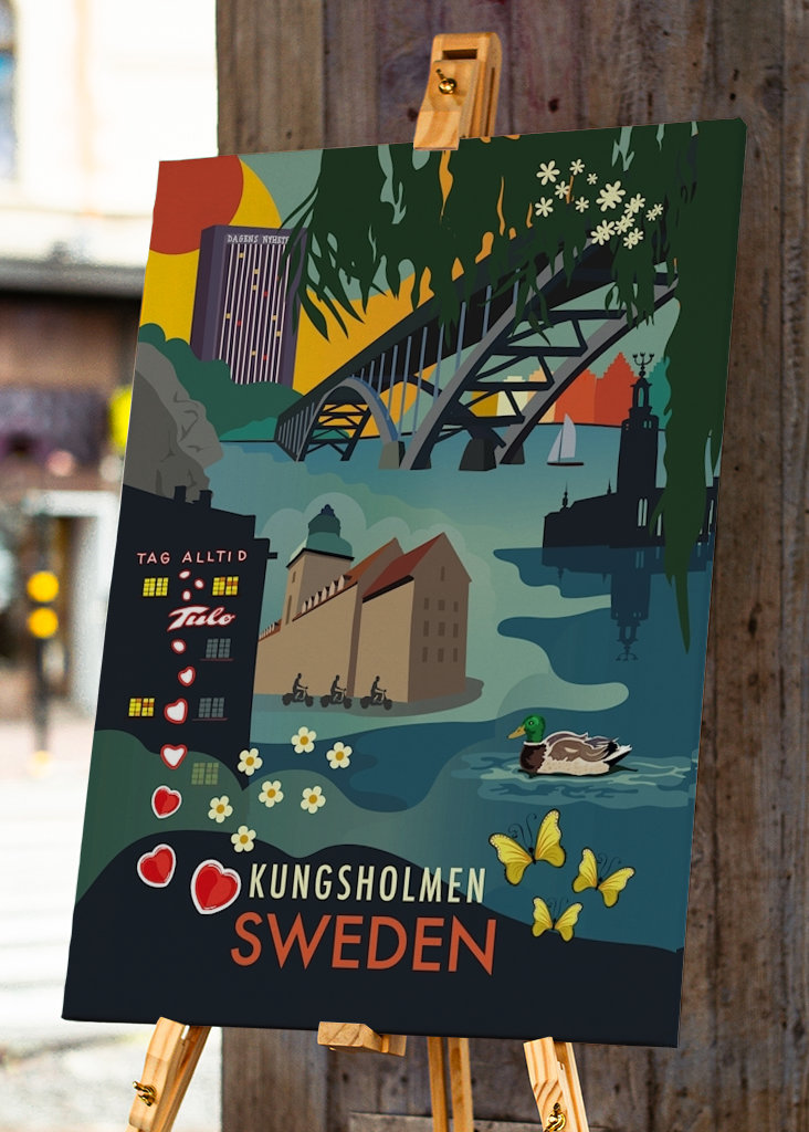 Cityposter KUNGSHOLMEN
