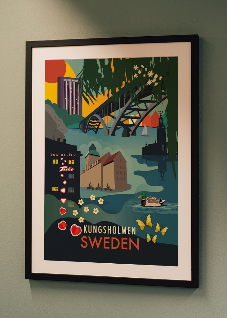 Cityposter KUNGSHOLMEN