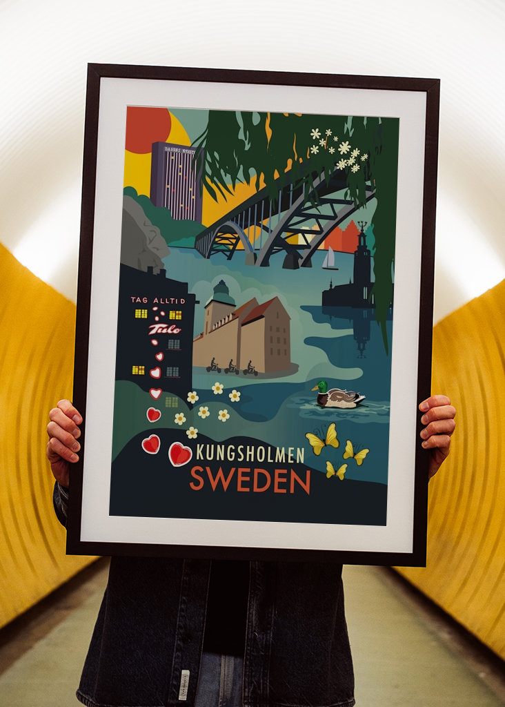 Cityposter KUNGSHOLMEN