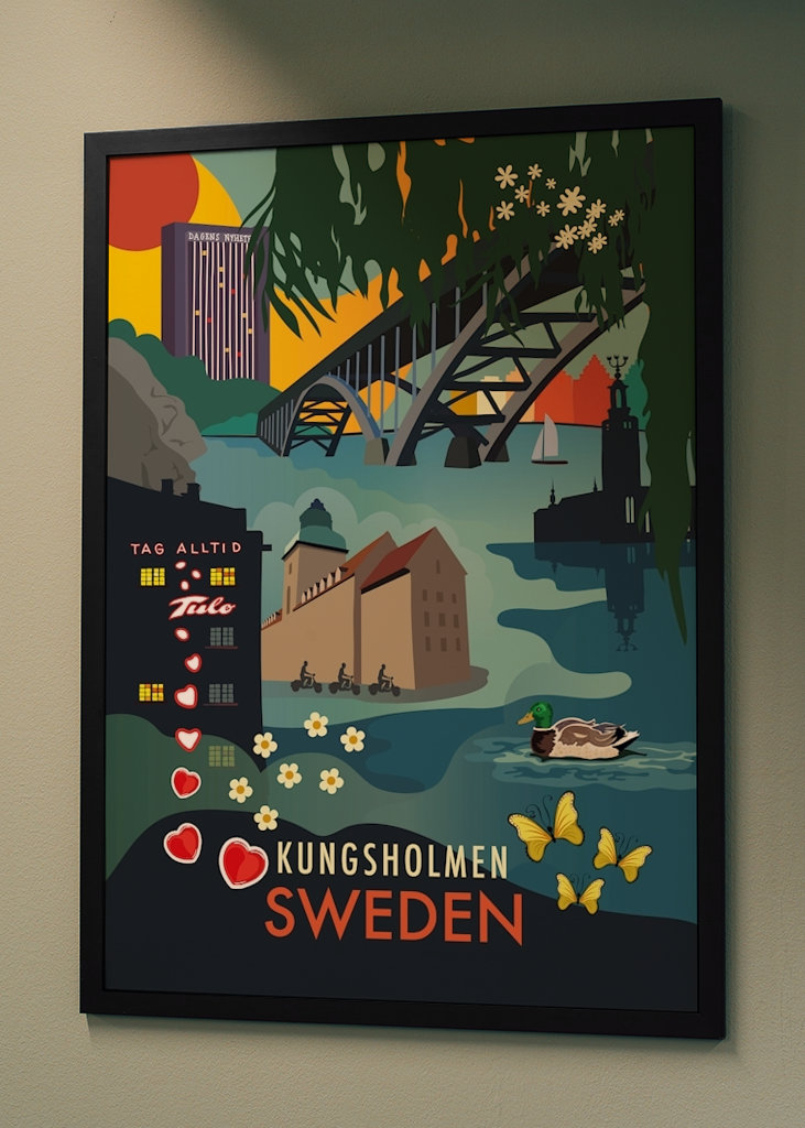 Cityposter KUNGSHOLMEN