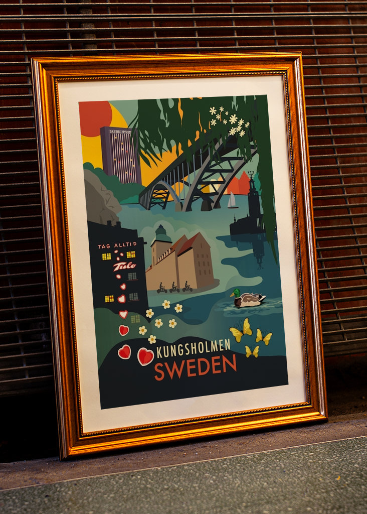 Cityposter KUNGSHOLMEN