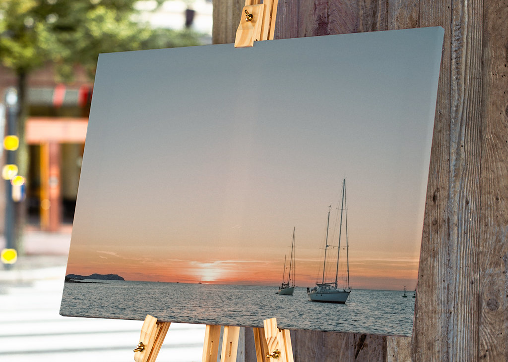 Ibiza Západ slunce na plachetnici