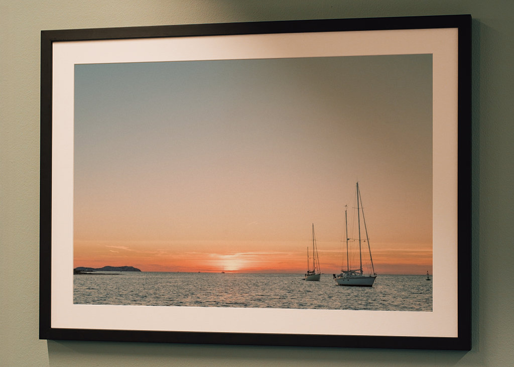 Ibiza Západ slunce na plachetnici