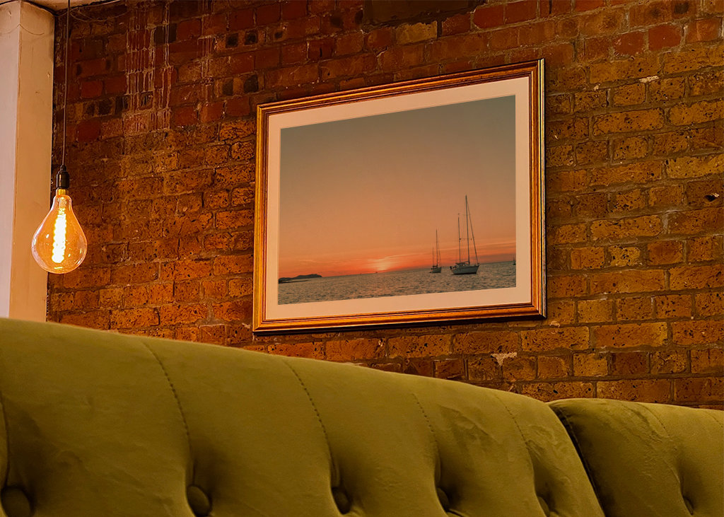 Ibiza Západ slunce na plachetnici