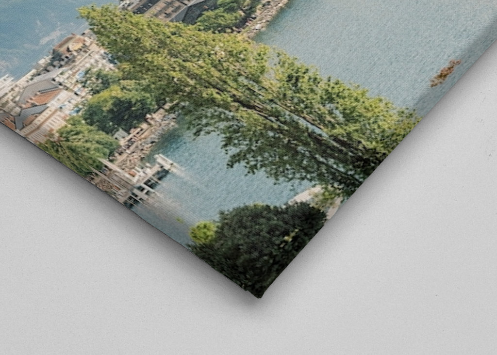 Dreamy Lake with Mountains