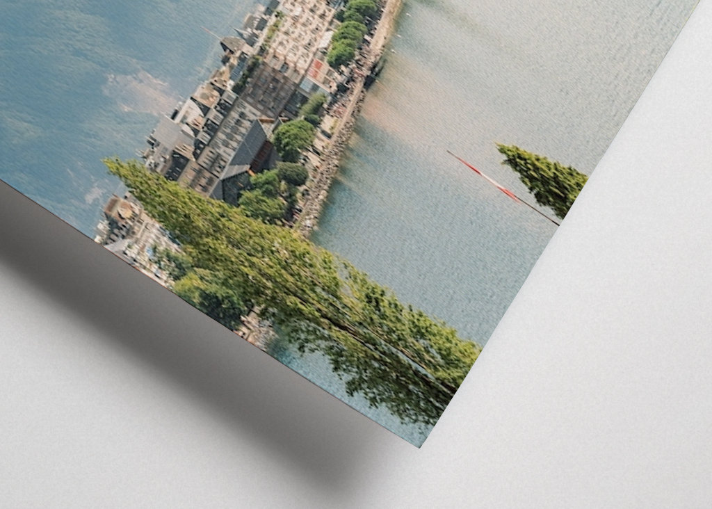 Dreamy Lake with Mountains