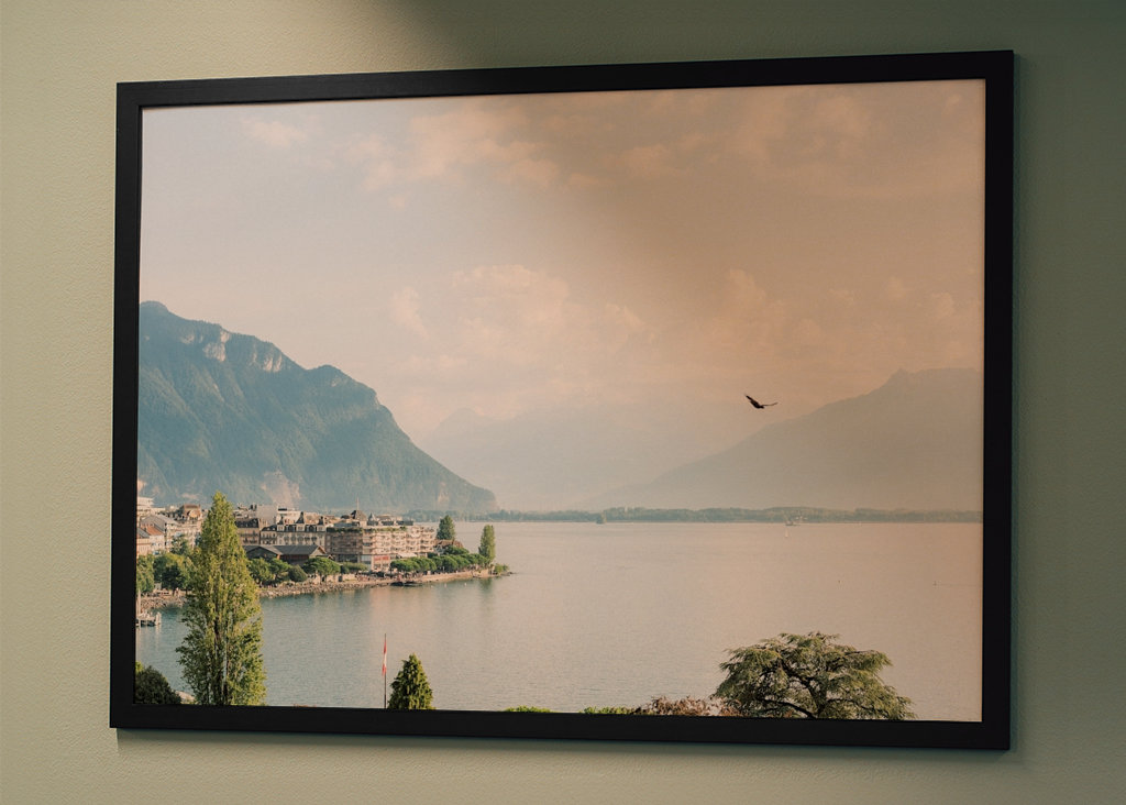 Dreamy Lake with Mountains