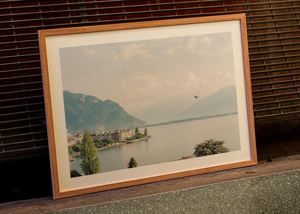 Dreamy Lake with Mountains