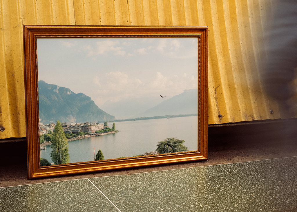 Dreamy Lake with Mountains
