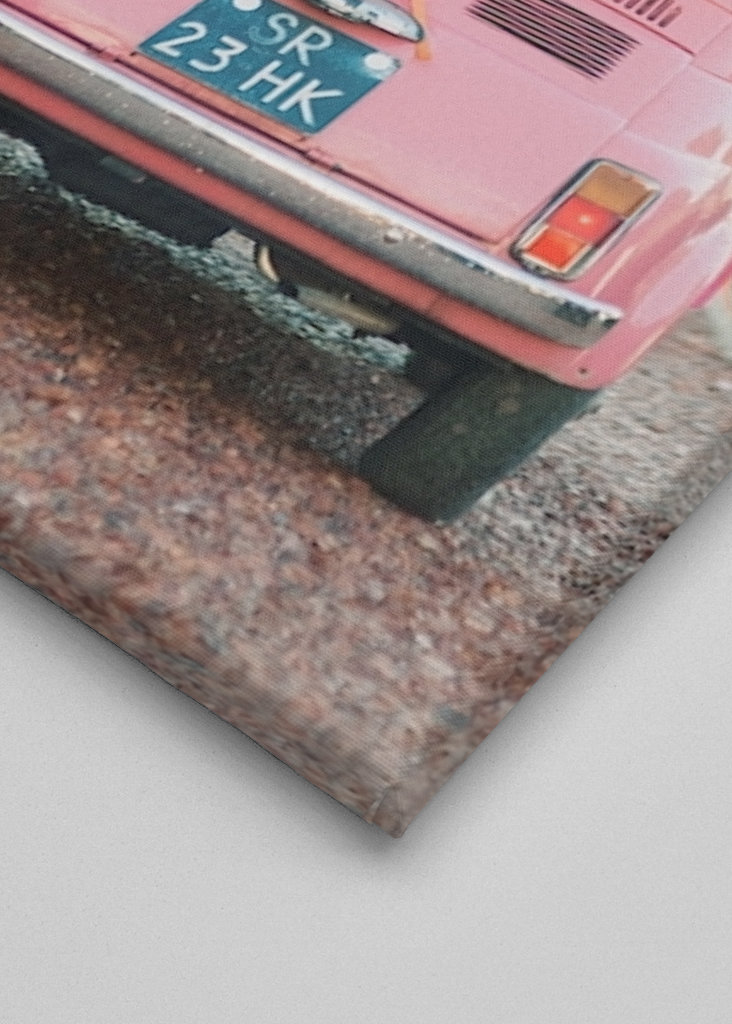 Legrační růžový klasický balónek do auta