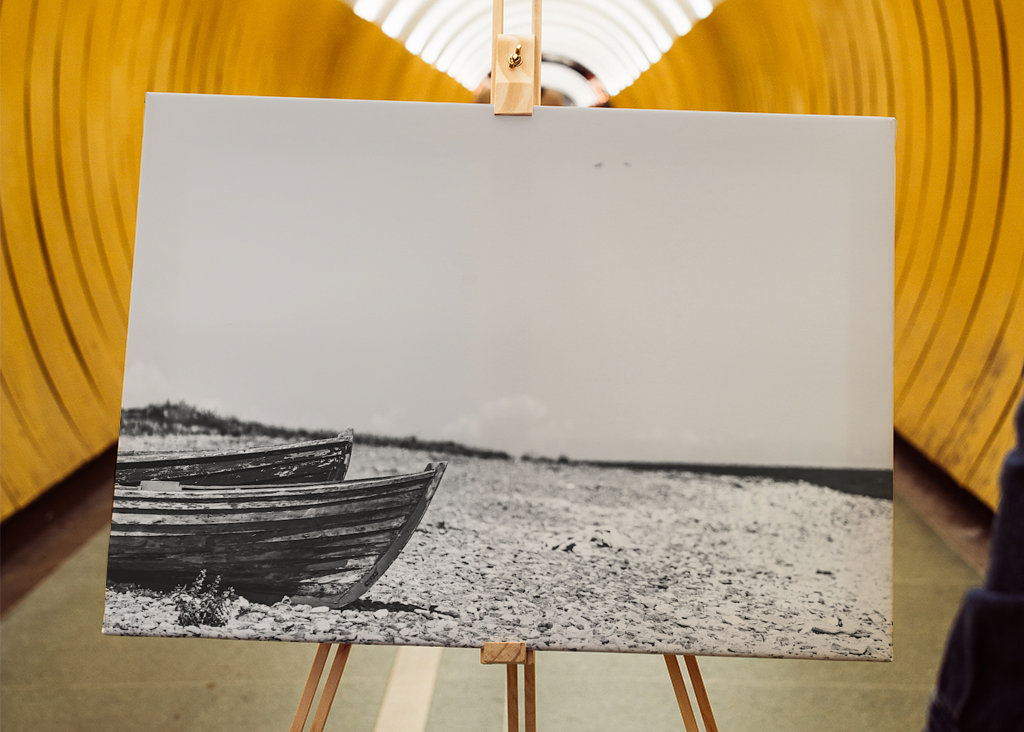 Resting fishing boats