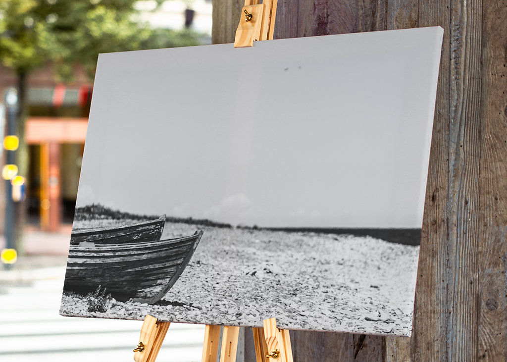 Resting fishing boats