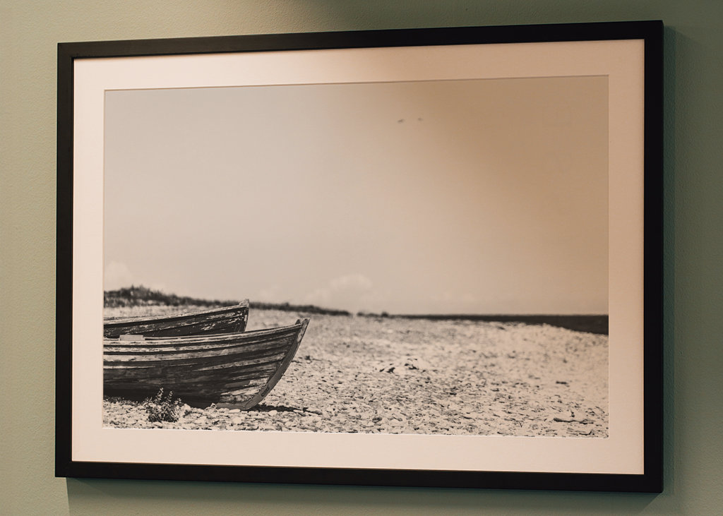 Resting fishing boats