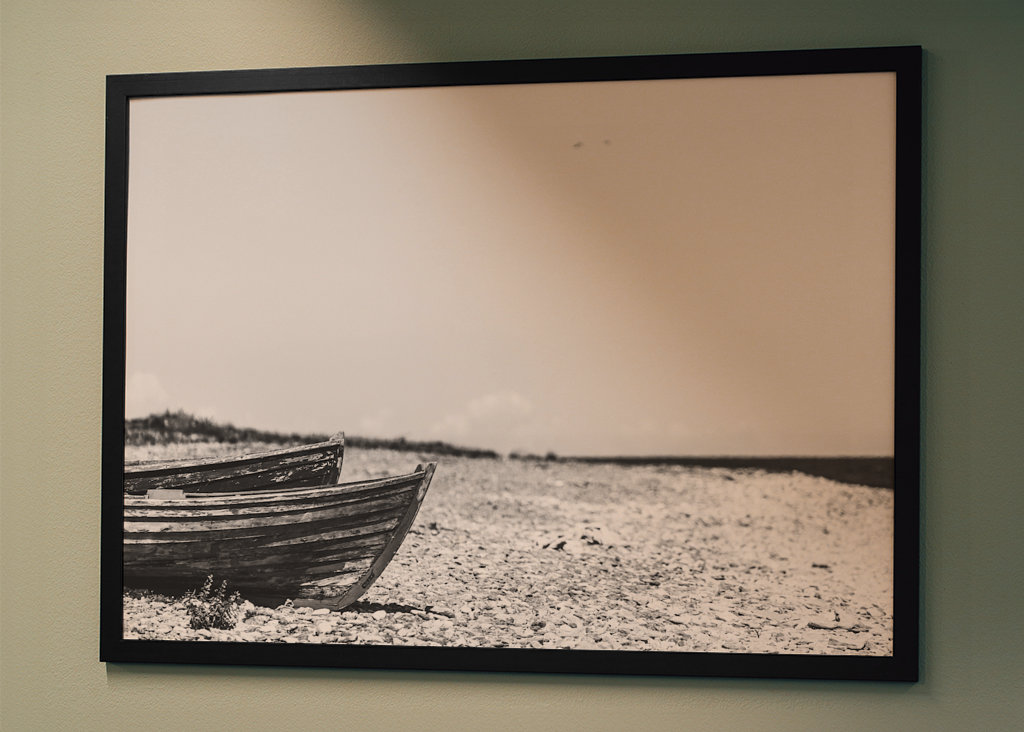 Resting fishing boats