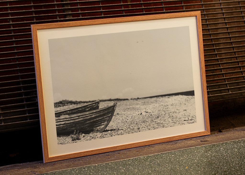 Resting fishing boats