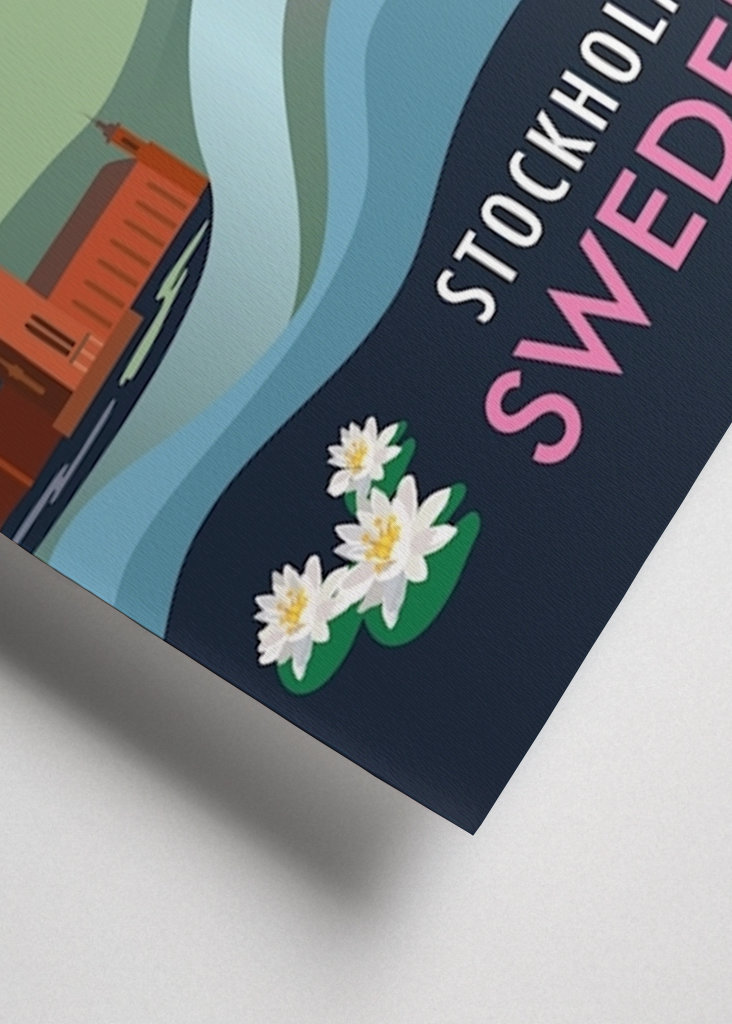 Stadtplakat STOCKHOLM