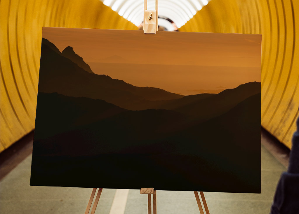 Tramonto alle Isole Lofoten