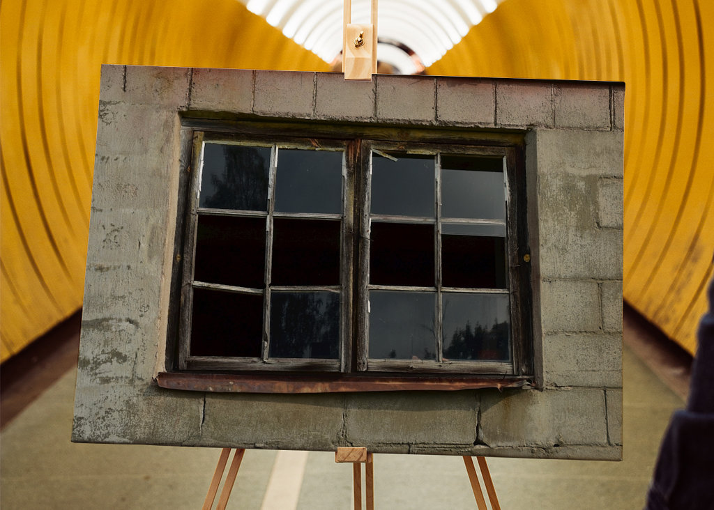 Gammelt vindue