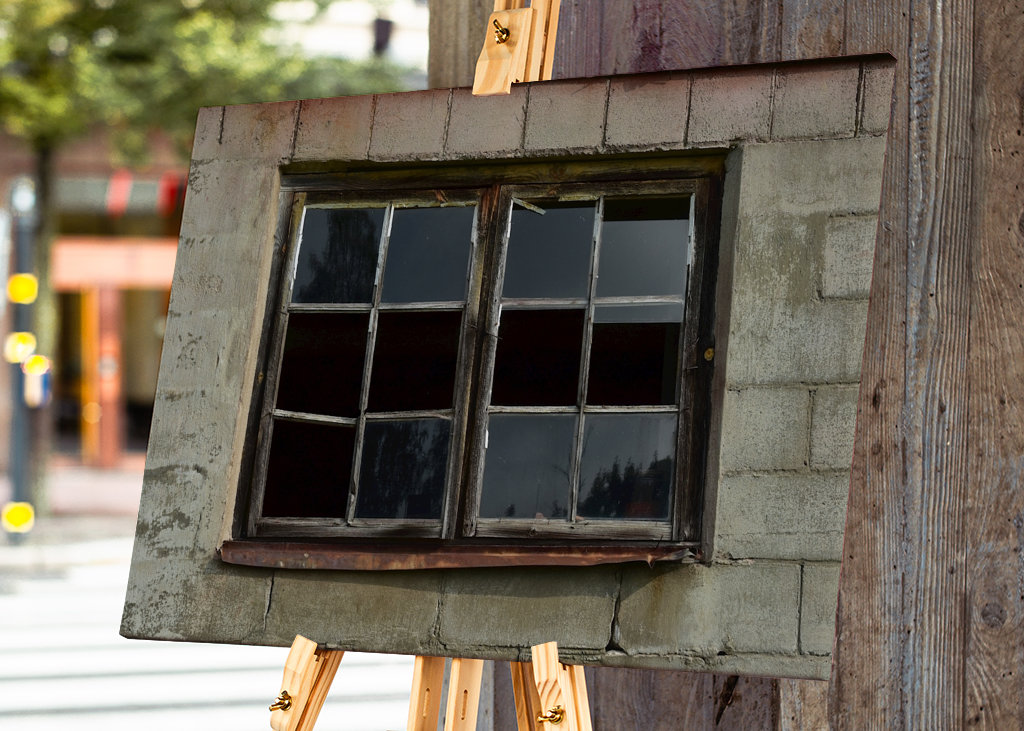 Gammelt vindue