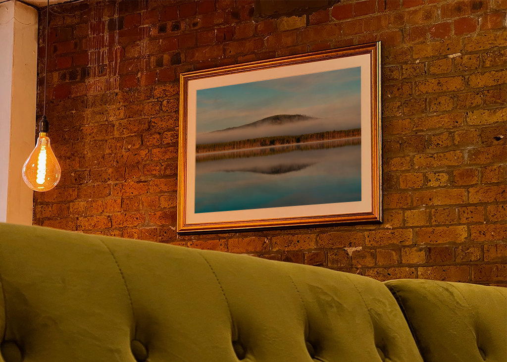 The mountain in the mist