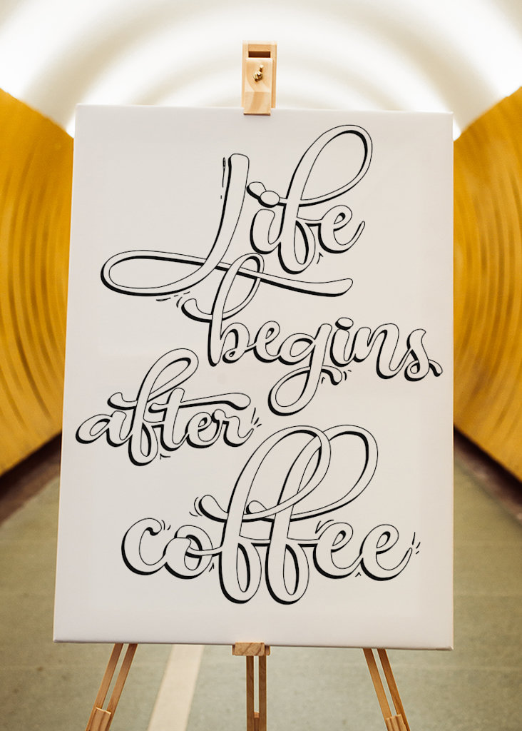 Elämä alkaa kahvin jälkeen