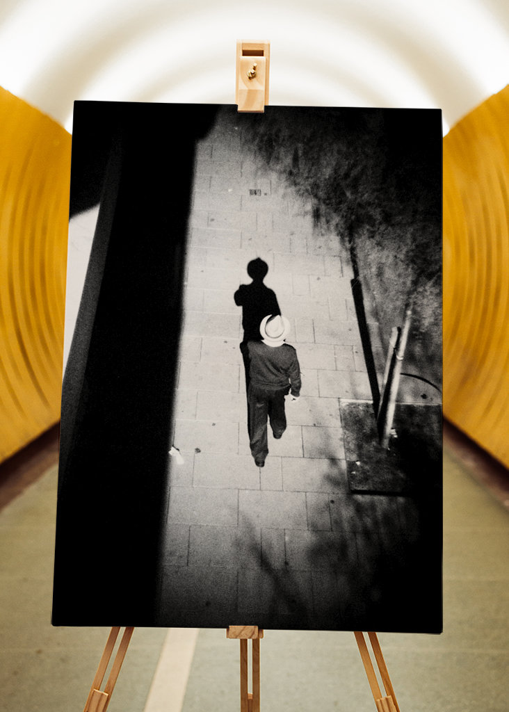 Der Mann auf der Straße