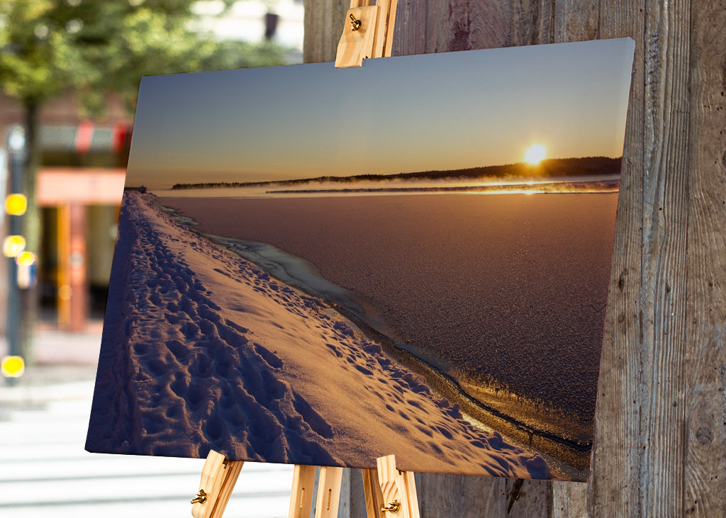 Západ slunce nad Byskefjärdenem