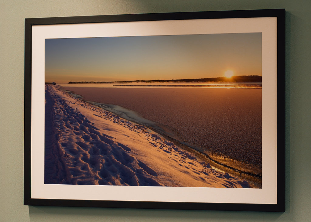 Západ slunce nad Byskefjärdenem