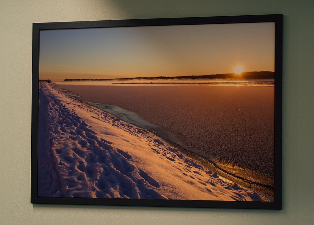 Západ slunce nad Byskefjärdenem