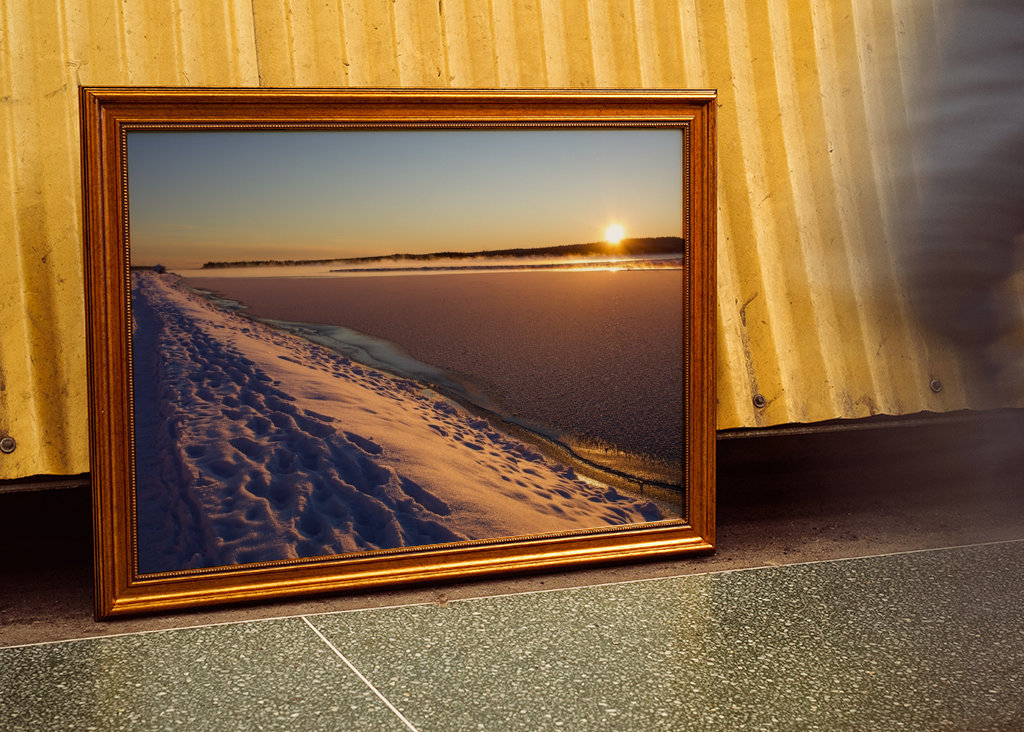 Západ slunce nad Byskefjärdenem