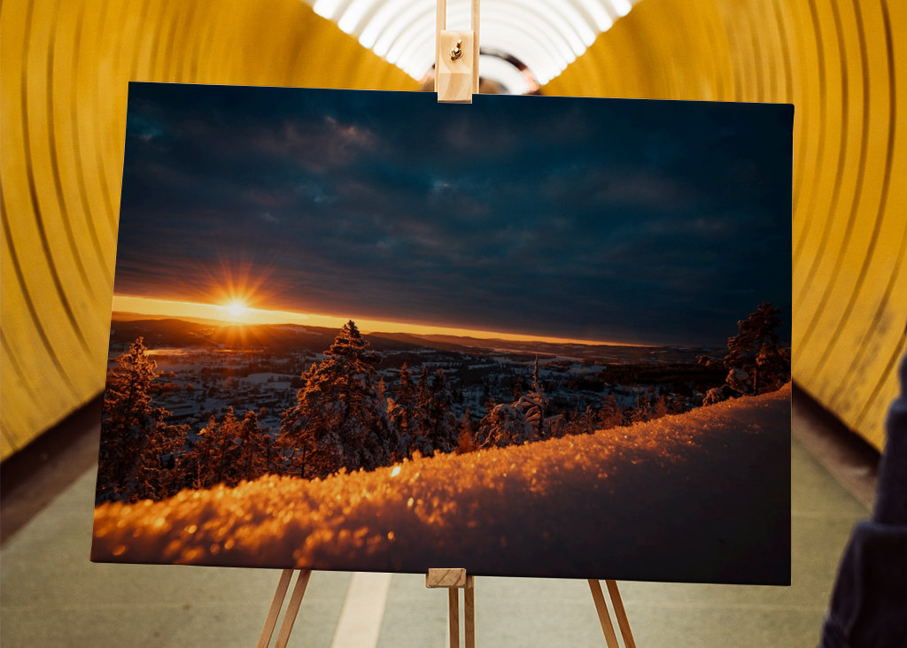 Solopgang fra Öjeberget