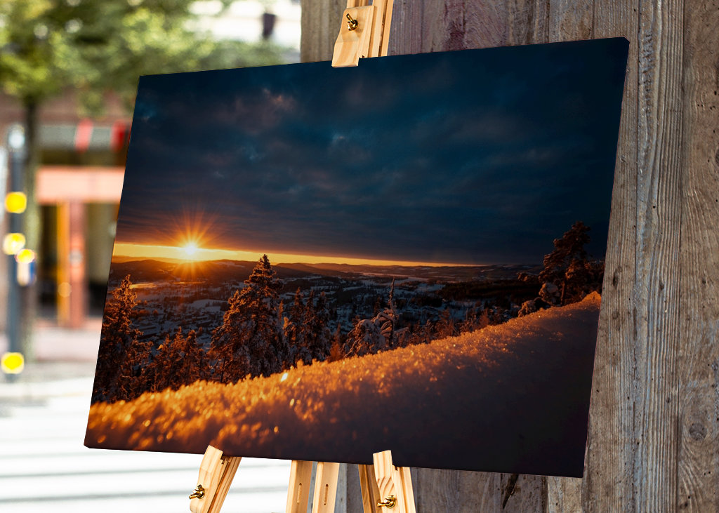 Solopgang fra Öjeberget