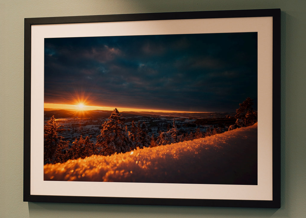 Solopgang fra Öjeberget