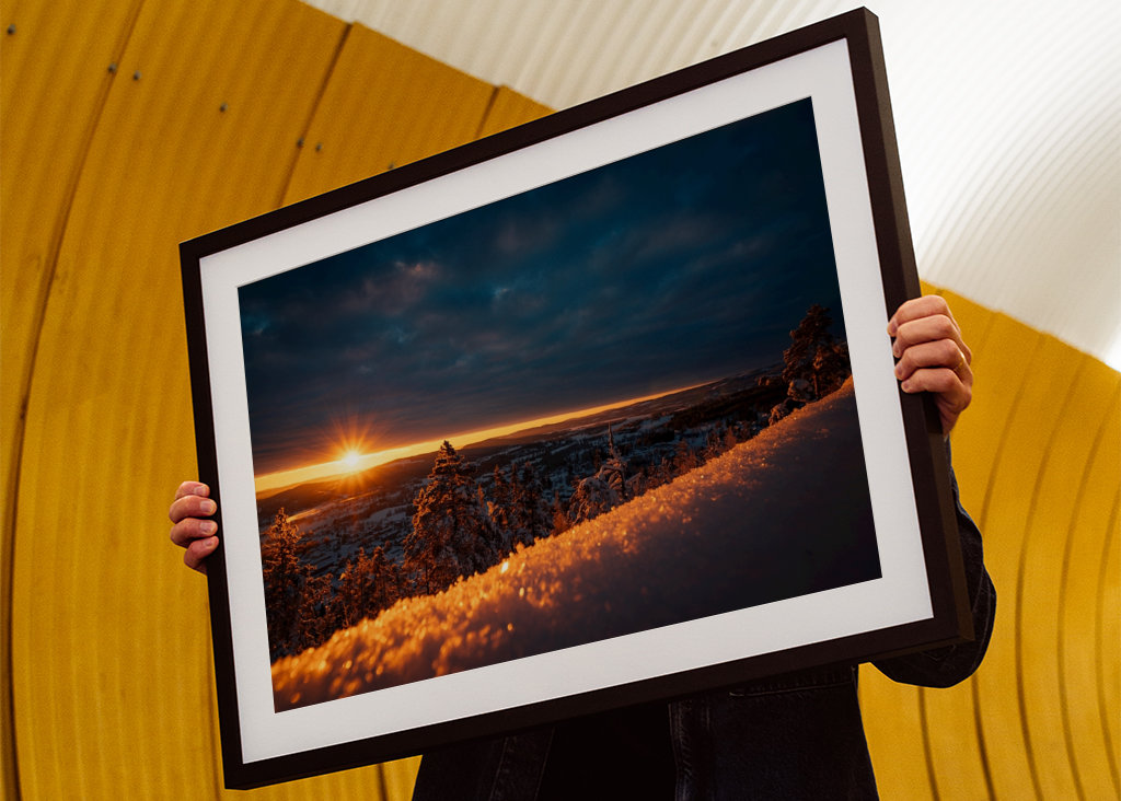 Solopgang fra Öjeberget