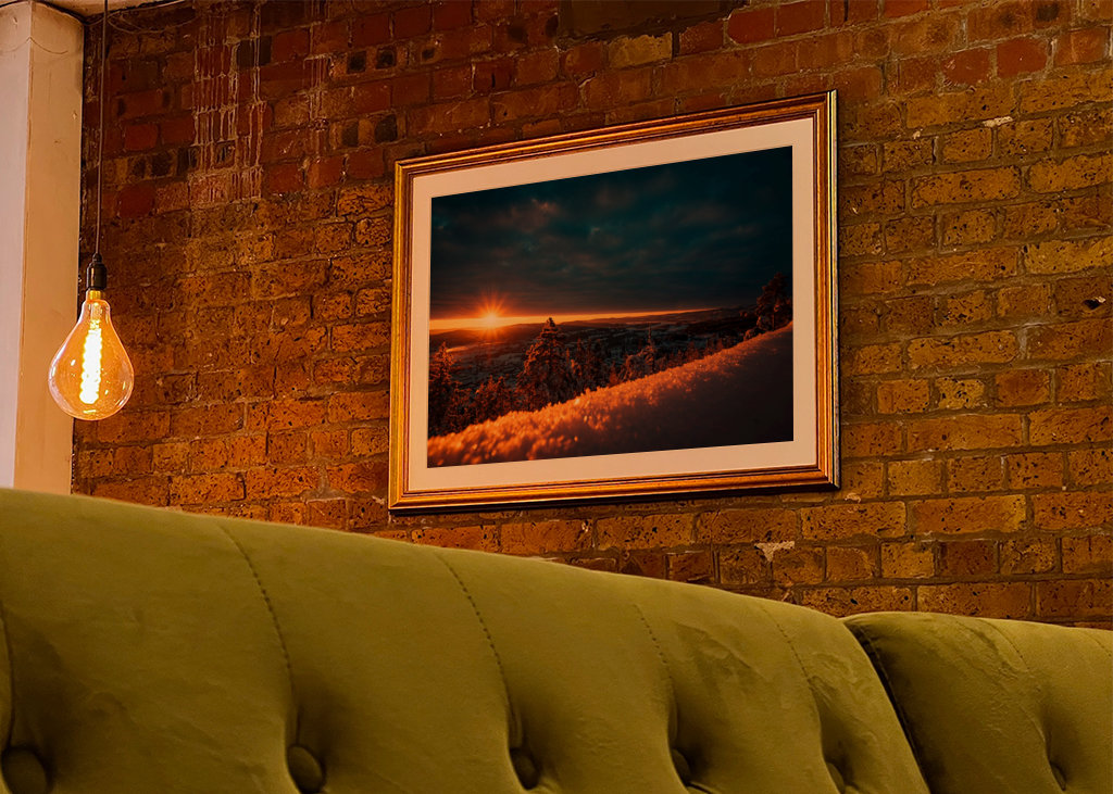 Solopgang fra Öjeberget