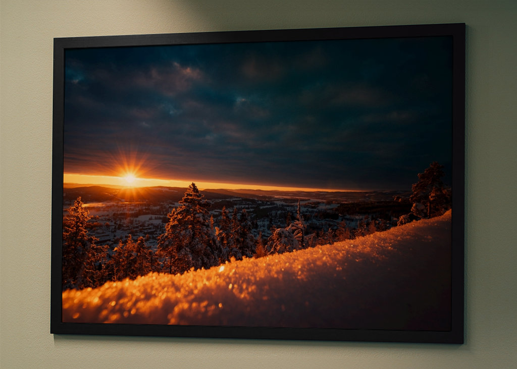 Solopgang fra Öjeberget