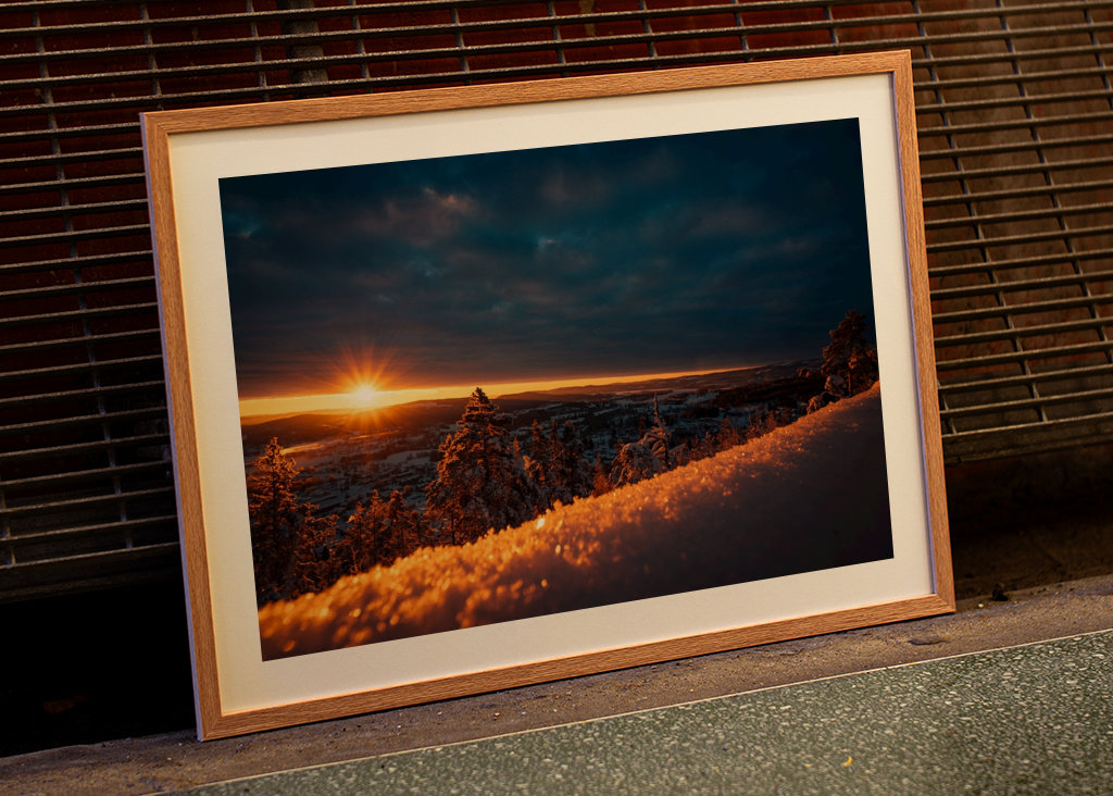 Solopgang fra Öjeberget